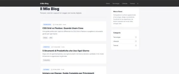Blog Personale